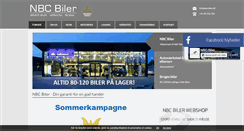 Desktop Screenshot of nbcbiler.dk